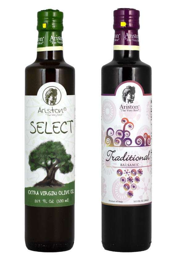 Ariston Select Extra Virgin Olive Oil (500mL) and Ariston Traditional Balsamic (500mL) bundle! product image 1