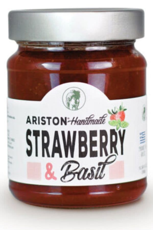 Ariston Strawberry & Basil 10.58 fl oz (300 gr) Handmade Marmalade Code#370 product image 1
