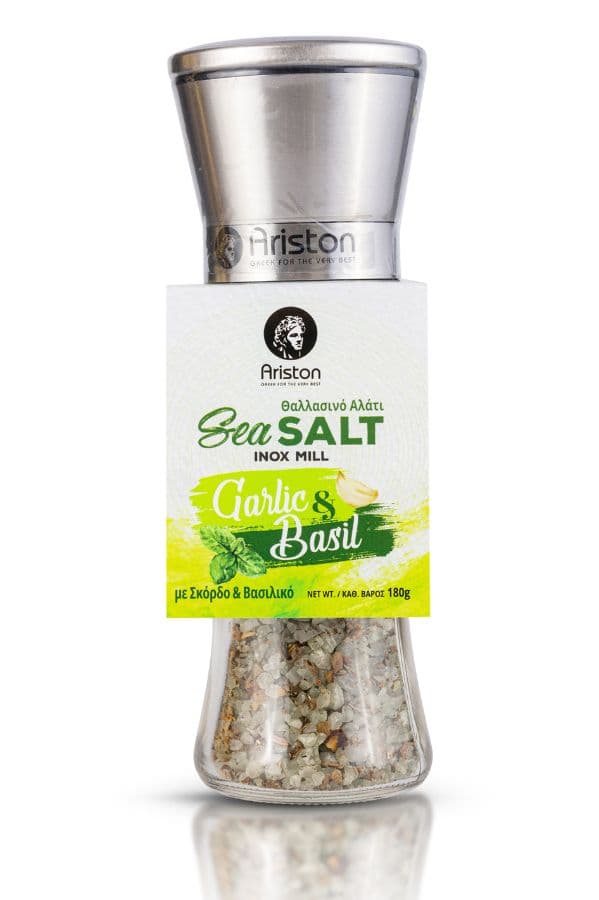 Ariston Sea Salt with Garlic and Basil 6.35 oz Code#338 product image 1