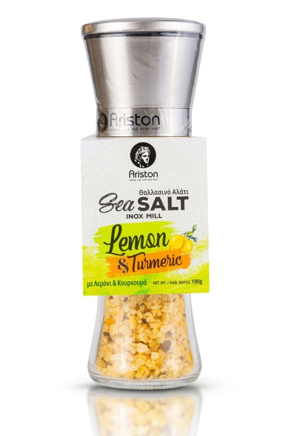 Ariston Sea Salt with Lemon and Turmeric 6.70 oz Code#339 product image 1