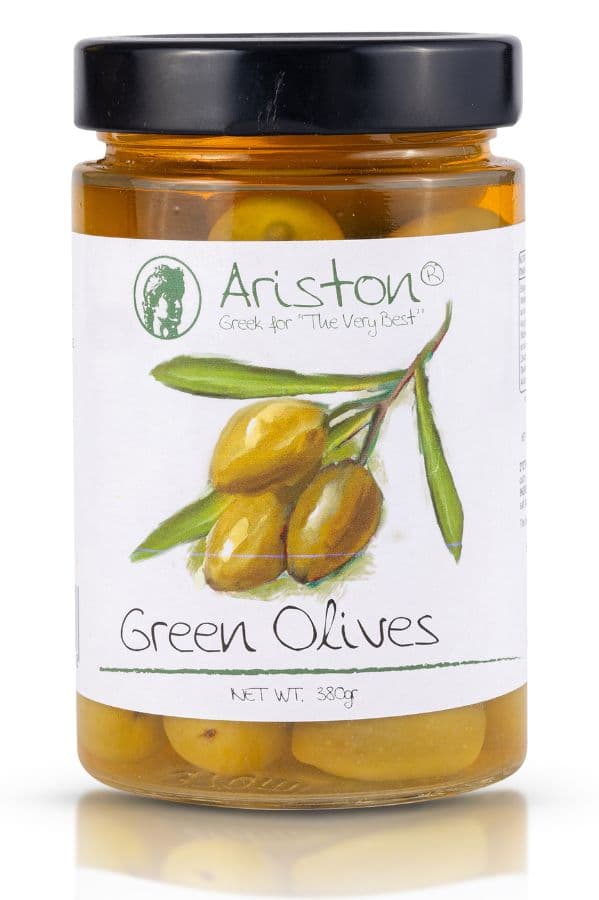 Ariston Green Olives 12.52 oz (335 gr) Code#581 product image 1